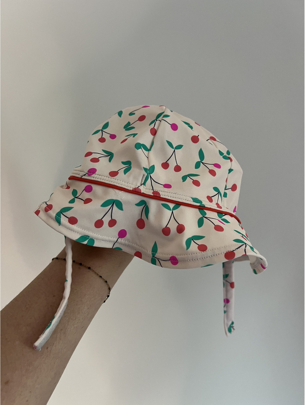 Baby Boden Summer Cherry Sun Swim Hat - 2-3Y